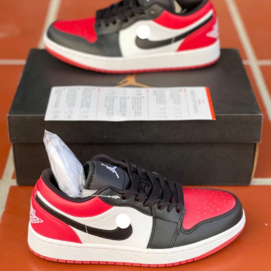 Giày JD1 low JD Bred  các phối màu, giày JD1 cổ thấp full bill box