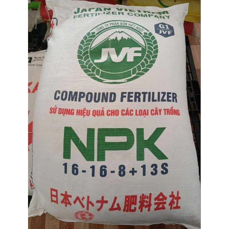 Phân bón NPK 16-16-8 Việt Nhật (chính hãng) - chiết lẻ từ bao 50kg