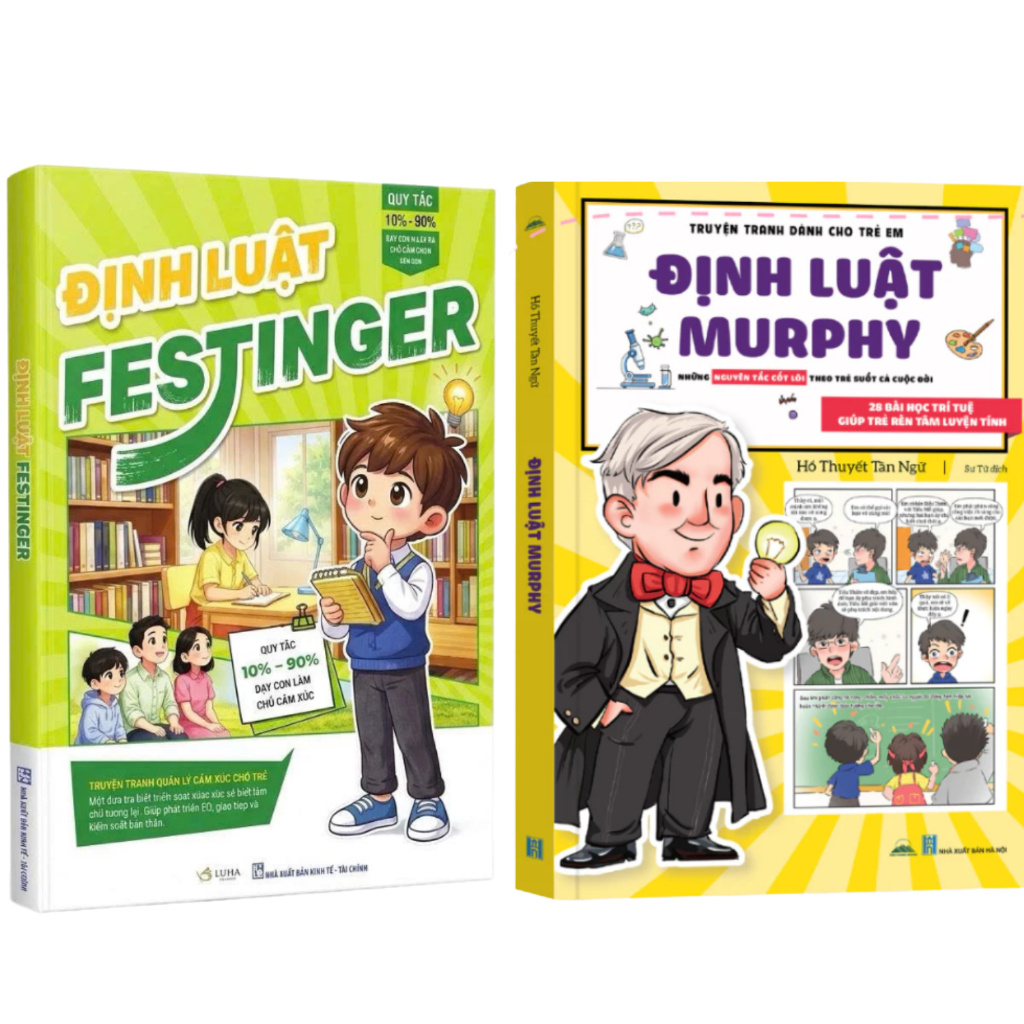 Sách - Combo 2 cuốn Định luật Festinger và Định luật Murphy [ CÓ LẺ ]