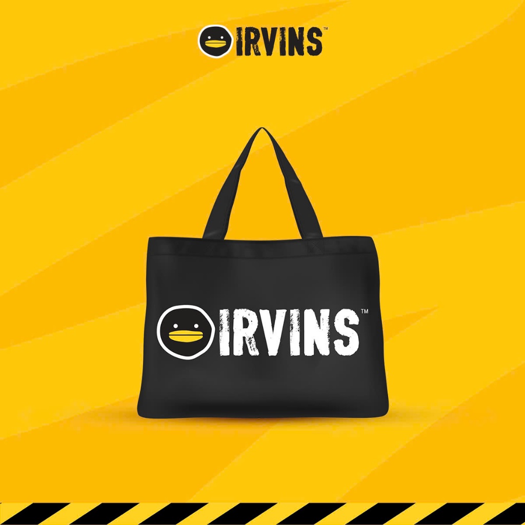 Túi Canvas Irvins đen- Qùa tặng không bán
