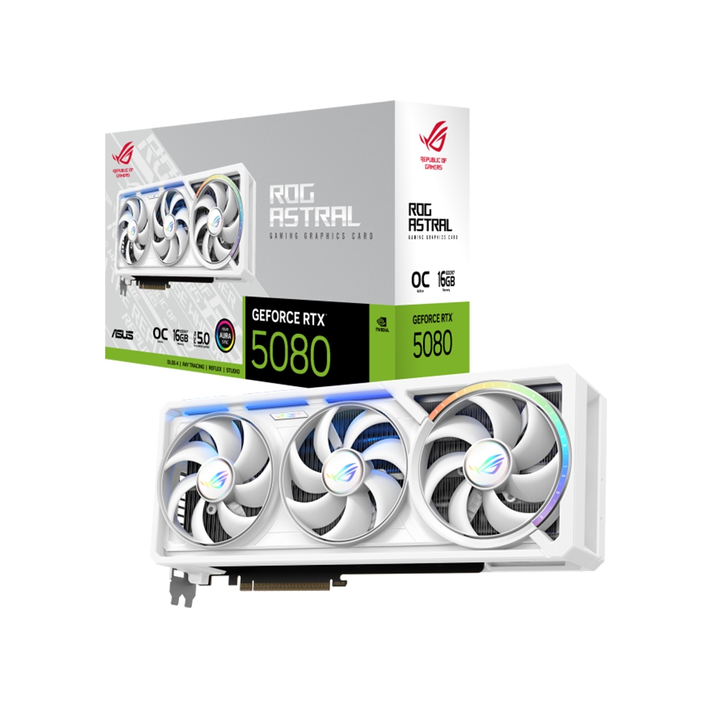 [Đã sử dụng] Card màn hình ASUS ROG Astral GeForce RTX 5080 16GB GDDR7 OC Edition White Edition