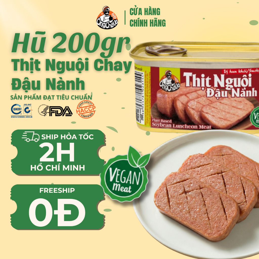 Thịt Hem Chay Ông Chà Và - Vị Hun Khói 200g