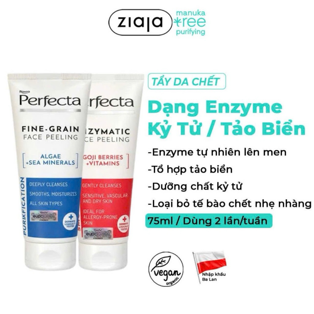 [CHÍNH HÃNG] Tẩy Da Chết Kỳ Tử Perfecta Ziaja
