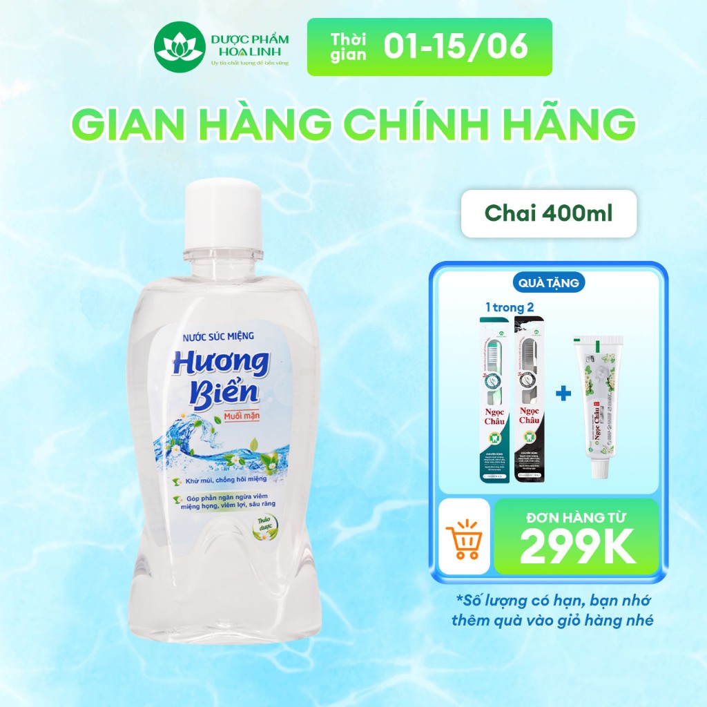 Nước súc miệng Hương biển 400ml