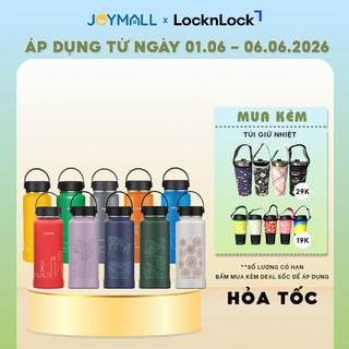 Bình giữ nhiệt LocknLock 897ml Riga Tumbler LHC4160 - Hàng chính hãng, khay lọc trà inox - JoyMall