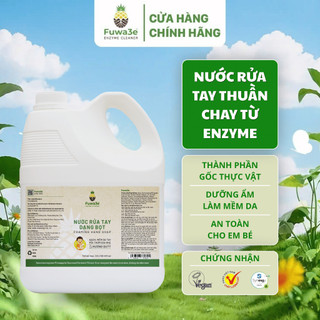 Can Nước Rửa Tay Fuwa3e Thuần Chay Dưỡng Ẩm Da Tay Diệt Khuẩn An Toàn Cho Bé