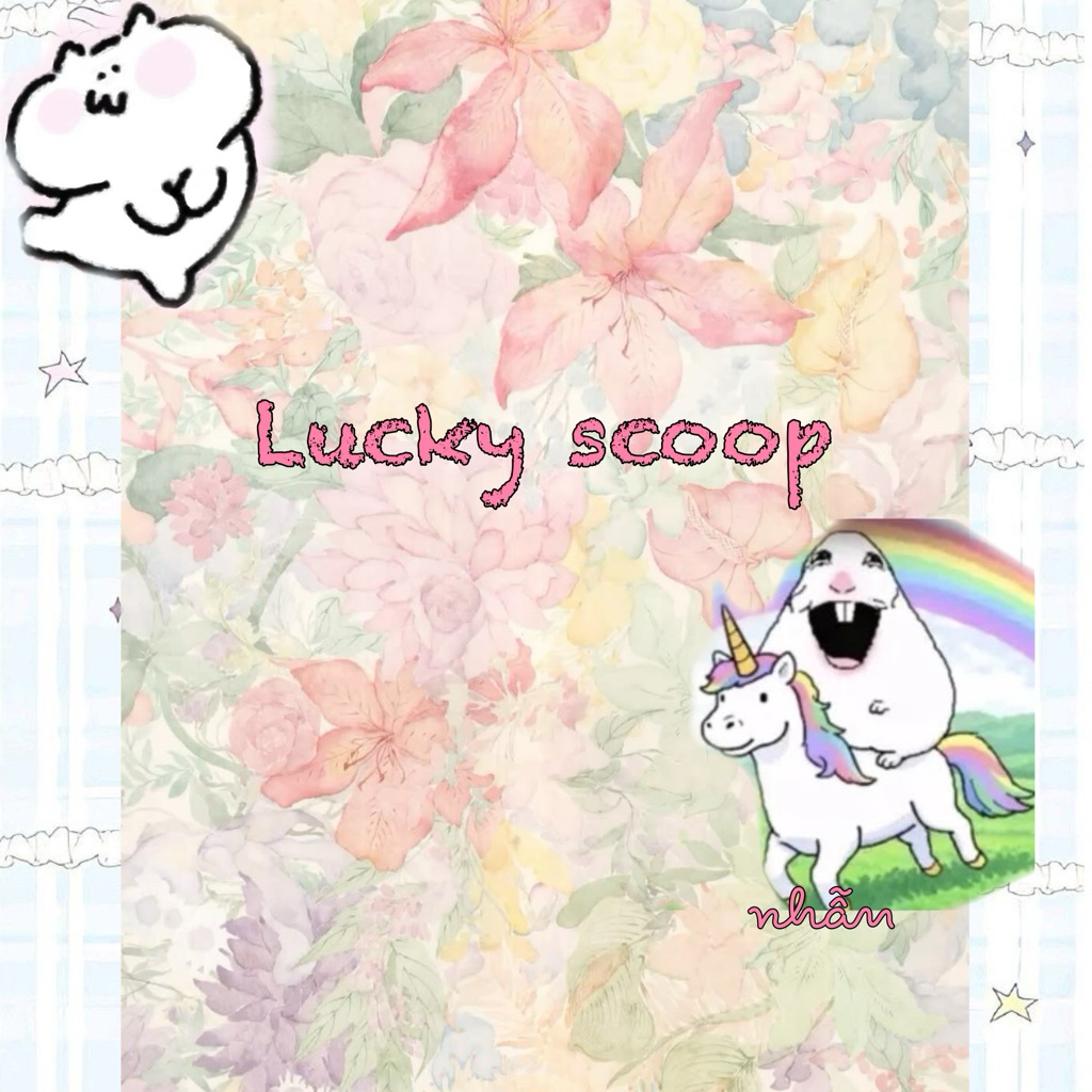 (HẾT HÀNG KHÔNG ĐẶT) Lucky scoop may mắn🌷✨phụ kiện, vpp,…