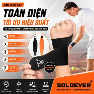 Băng quấn Cổ Tay SOLOEVER SIÊU MỎNG Hỗ Trợ Giảm Đau Viêm Khớp Pickleball Bóng Rổ ( 2 Chiếc)