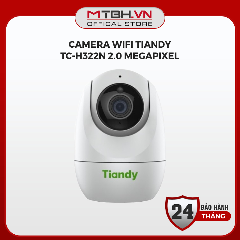 Camera Wifi Tiandy TC-H322N 2.0 Megapixel - Độ Phân Giải Full HD, Xoay Đa Hướng Cực Mượt