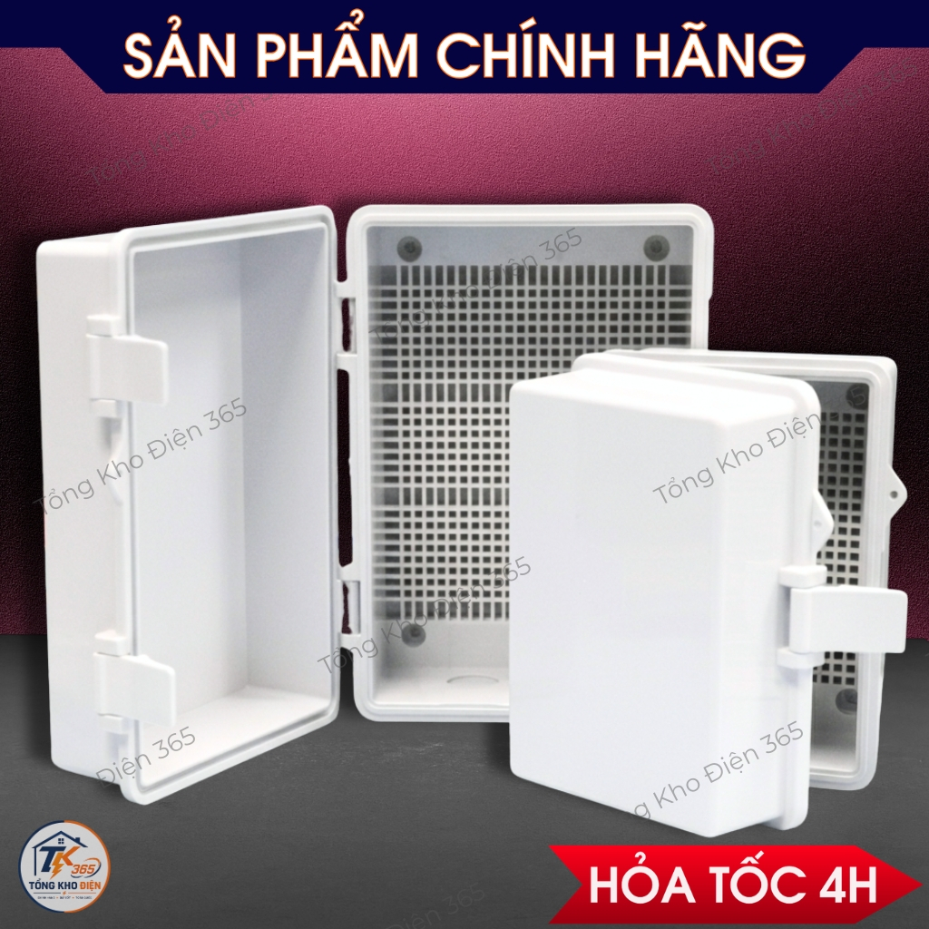 Hộp Kỹ Thuật Ngoài Trời LiOA JL-00B JL-00C Tủ Điện Chống Nước Nhựa Chống Cháy Chính Hãng