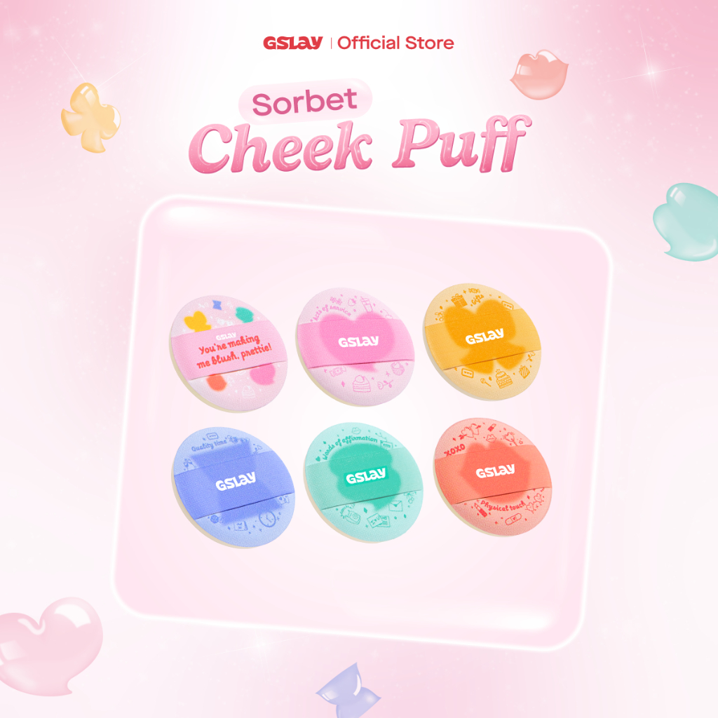 [QUÀ TẶNG] Mút Trang Điểm Mini Đánh Má Hồng Tiện Lợi - GSLAY Cheeky Puff (Ngẫu nhiên)