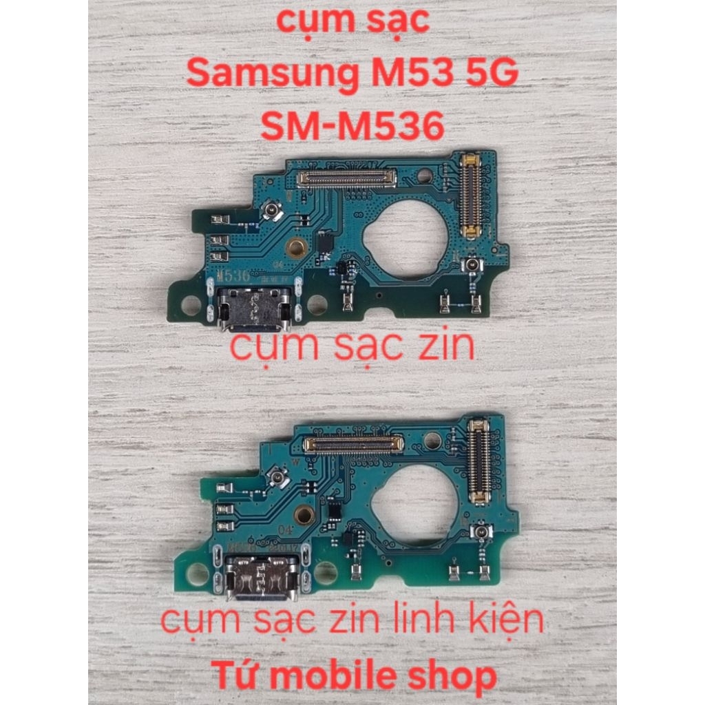 Cụm sạc Samsung M53 5G SM-M536 (cụm sạc zin/cụm sạc zin linh kiện) (hàng OEM)