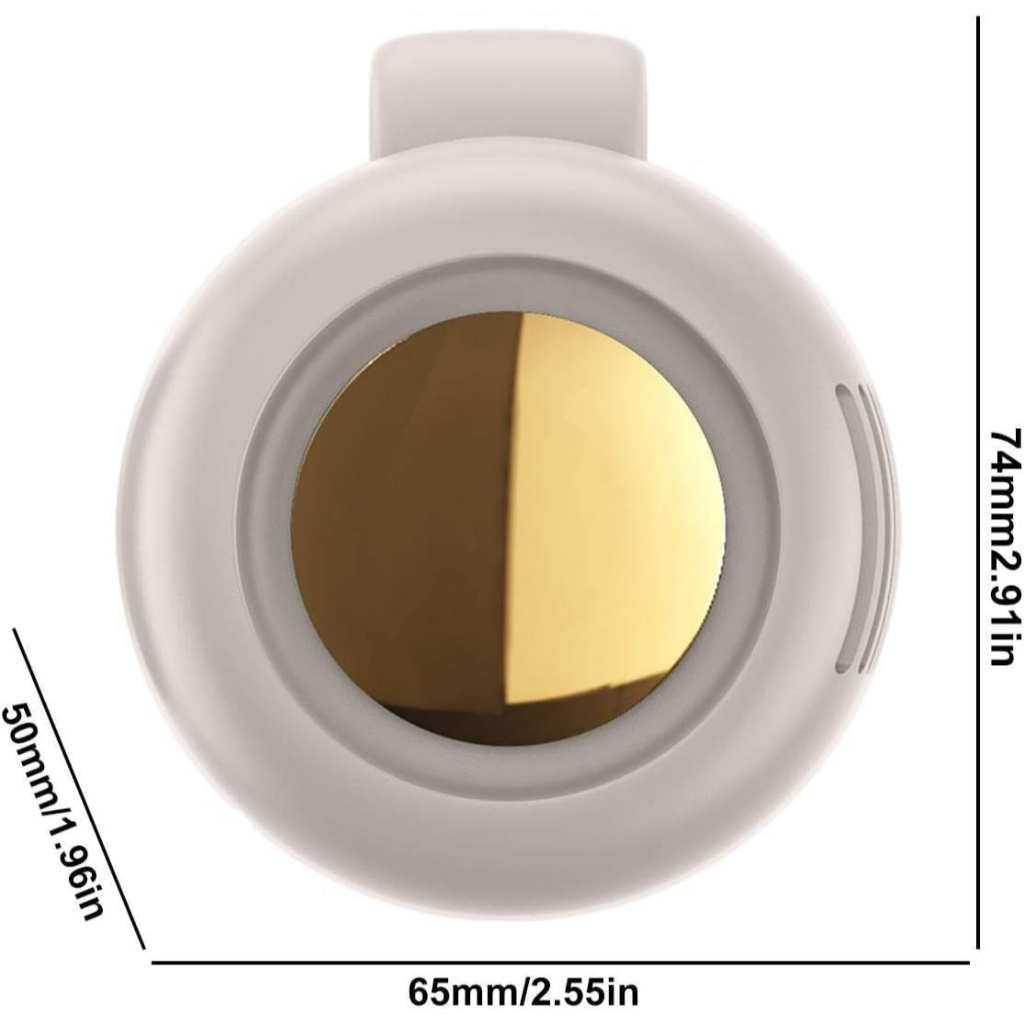 Quạt Mini Kẹp Áo Không Tiếng Ồn ,cực bền pin, Quạt Đeo Eo/Đeo Người Siêu Mạnh, Pin Sạc, 3 Cấp Độ Gió | BigBuy360 - bigbuy360.vn
