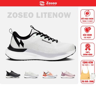 Giày thể thao chạy bộ nam nữ Zoseo Litenow. Giày running siêu êm, thoáng khí, thời trang chạy hàng ngày đi làm, đi chơi