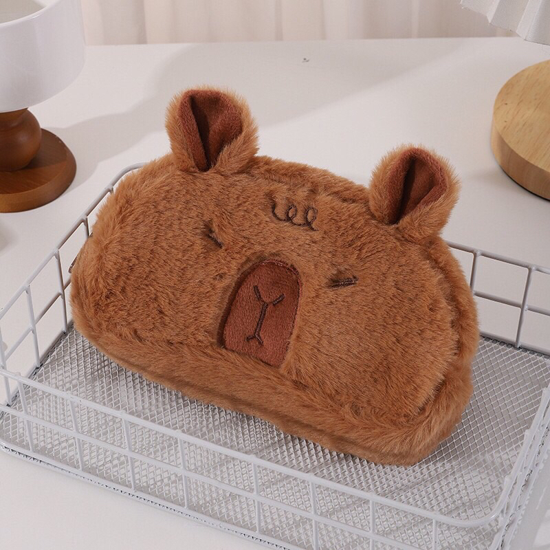 Túi Đựng Bút Loopy Cute 1 Ngăn, Hộp Bút Dễ Thương Đựng Đồ Dùng Học Tập Capypara_99
