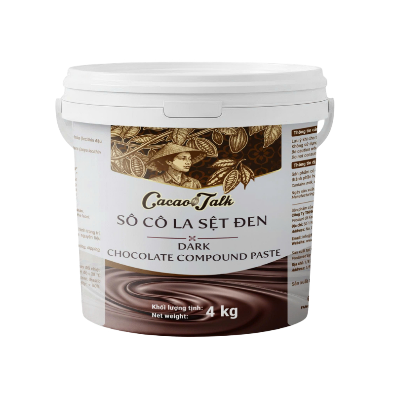 4kg -Sô Cô La Sệt Đen Cacao Talk