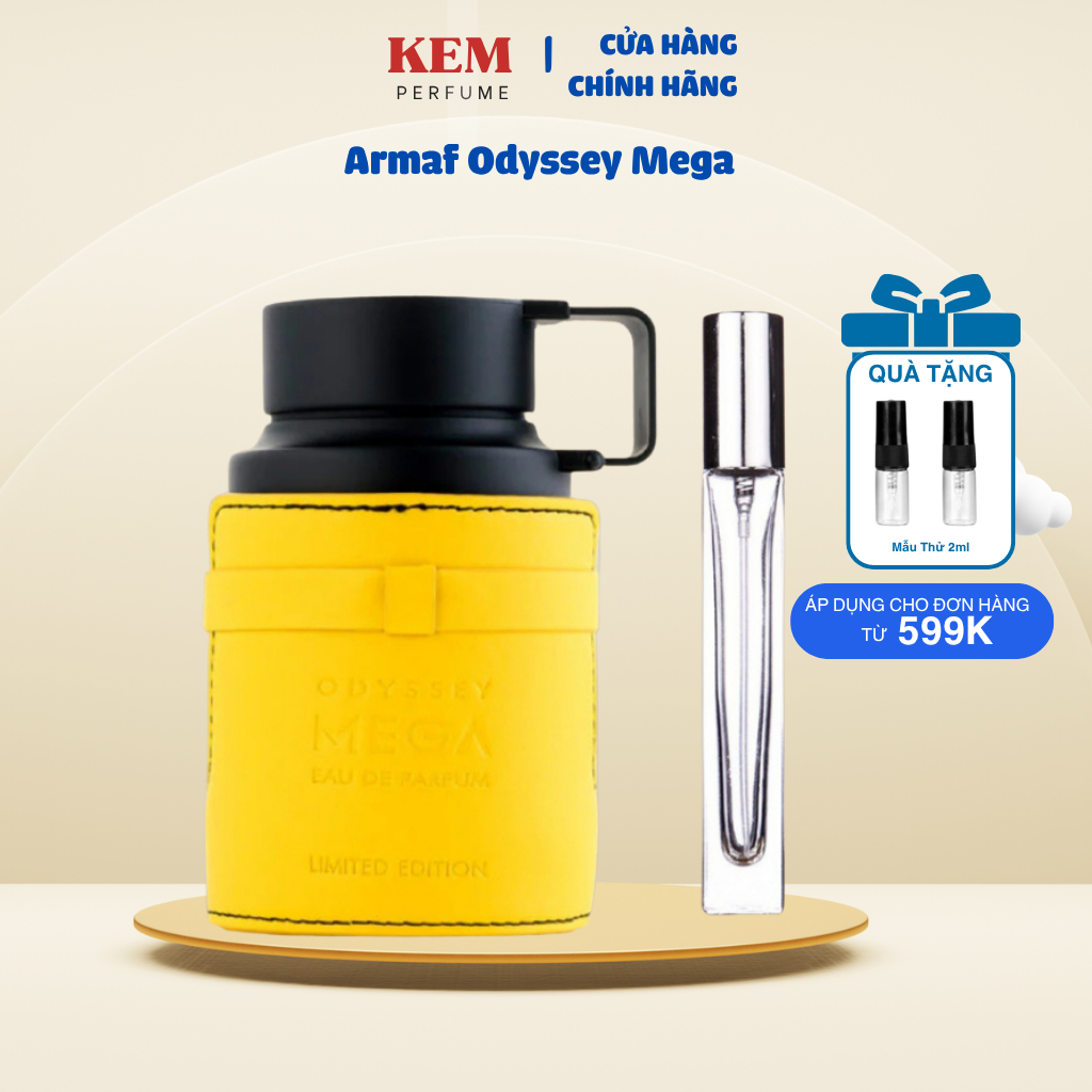 Chiết 10ml Nước Hoa Nam Odyssey Mega Limited Edition EDP-Kemperfumehcm