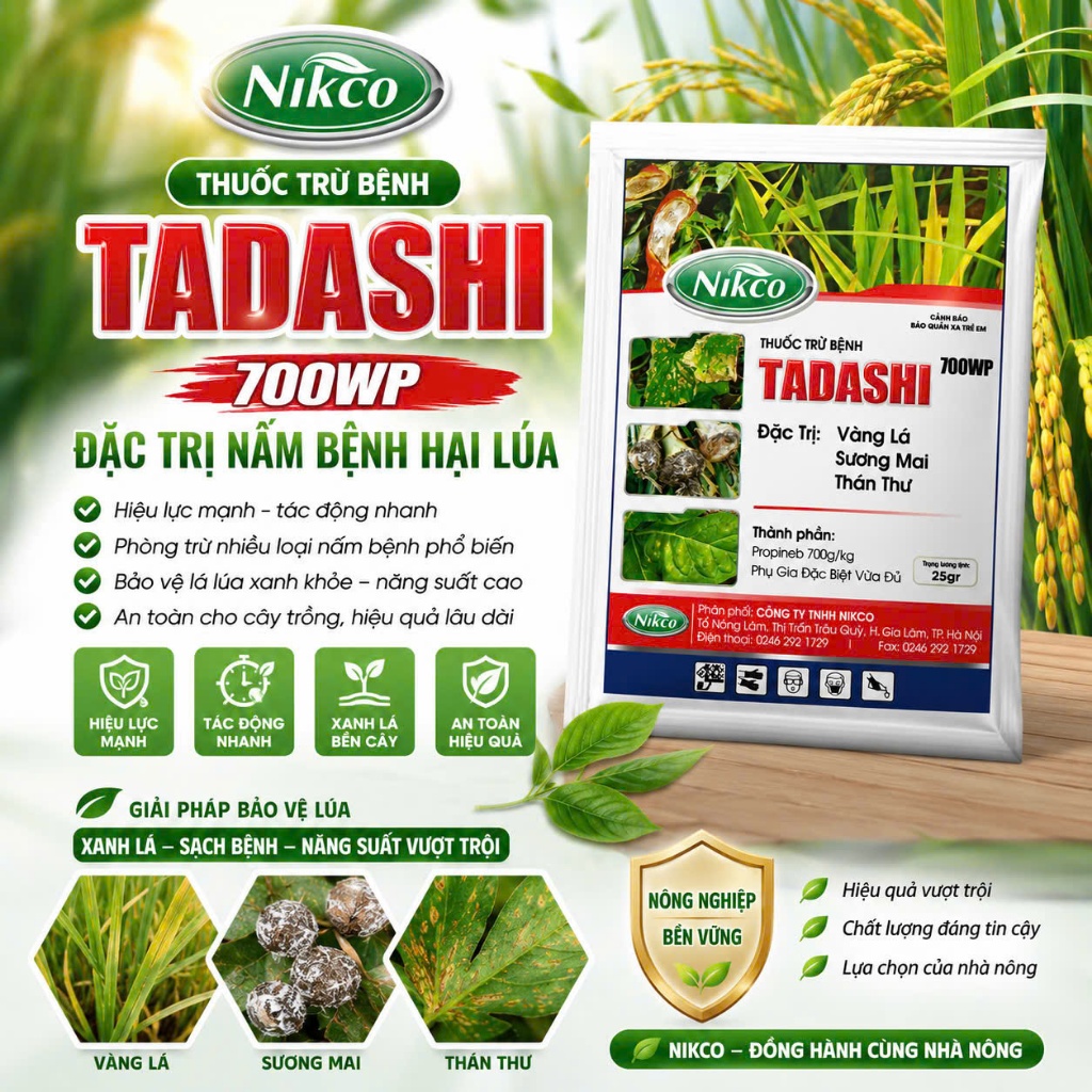 Cây Bị Sương Mai, Thán Thư? Dùng Ngay TADASHI 700WP