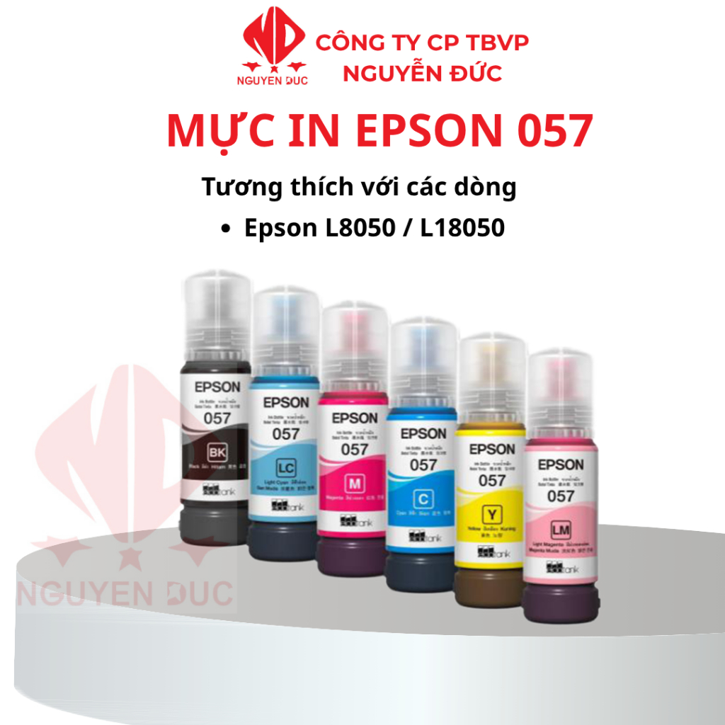 Mực in chính hãng Epson 057 (Dùng cho máy L8050 / L18050)