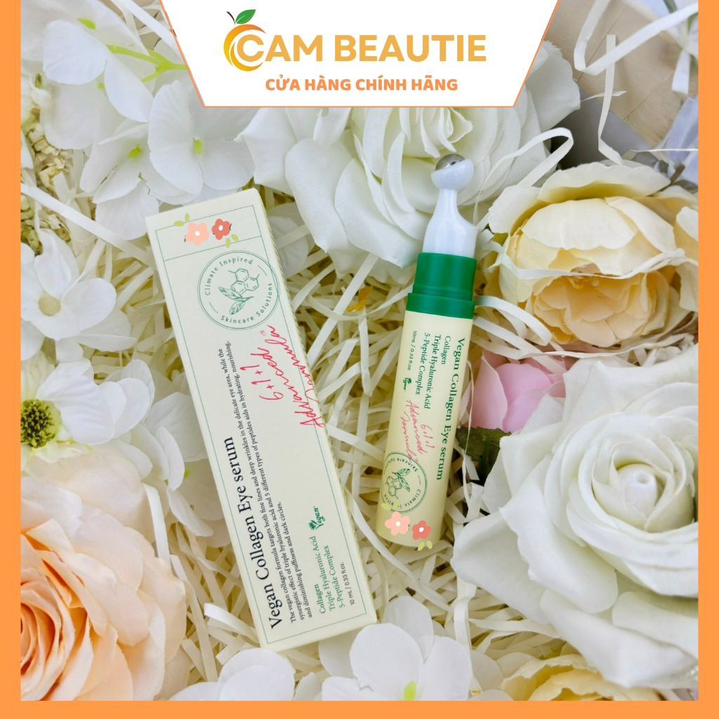 Serum Lăn Dưỡng Mắt Axis Y Vegan Collagen Eye Serum 10ml AxisY
