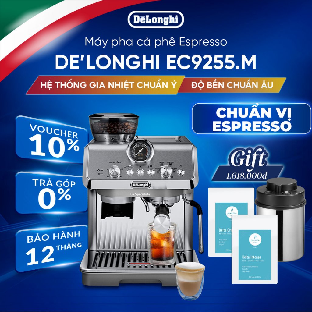 Máy pha cà phê espresso DeLonghi La Specialista Arte Evo Cold Brew EC9255.M