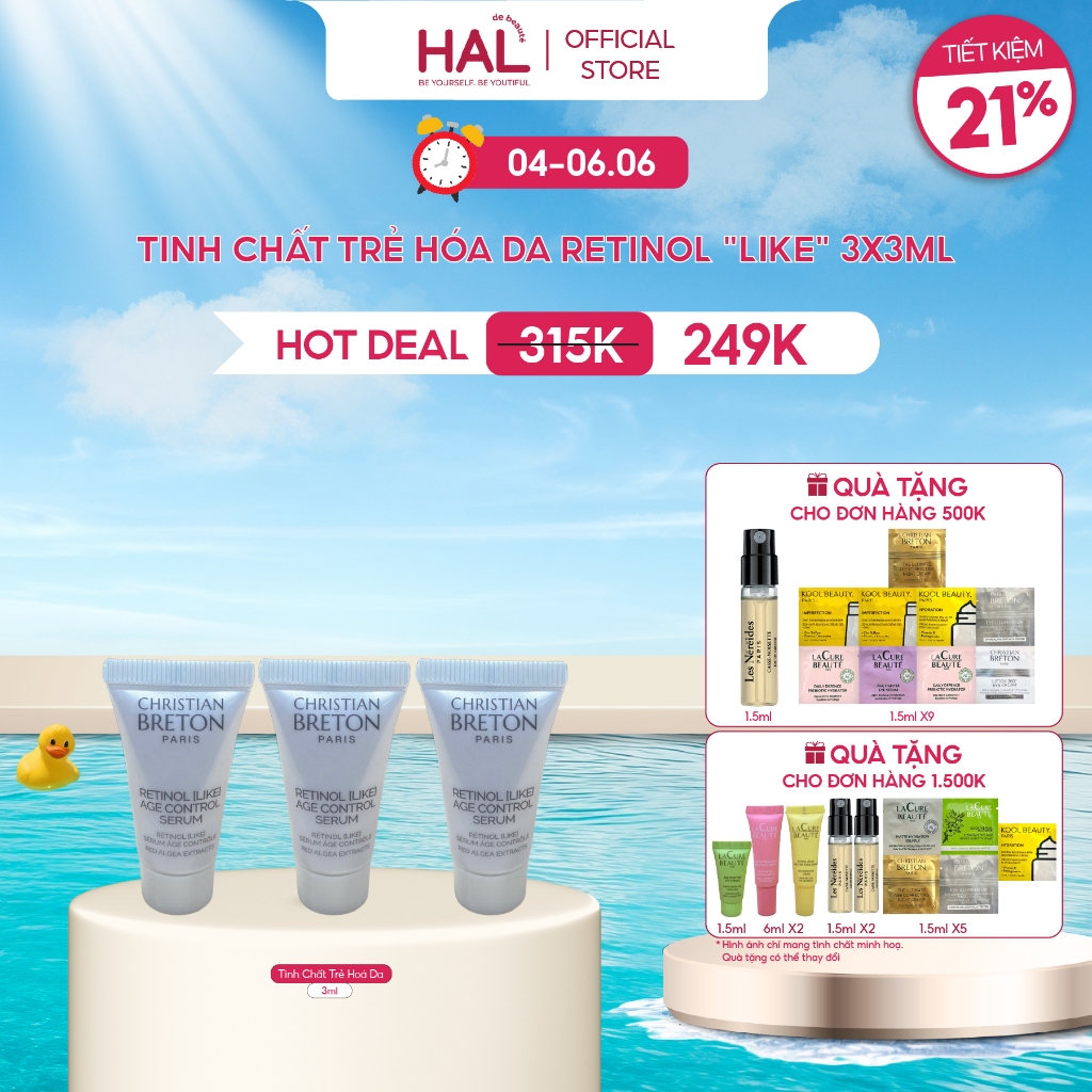 [Minisize] Tinh Chất Trẻ Hóa Da Retinol "Like" Christian Breton Retinol [Like] Age Control Serum 1.5