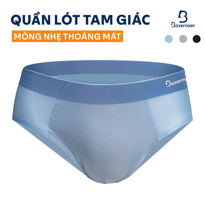 Quần sịp nam tam giác SLIP/XANH thun lạnh cao cấp BOXERMAN