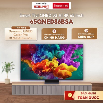 Smart Tivi LG QNED Evo AI Mini LED 4K 65 Inch 65QNED86BSA [FREESHIP HCM]