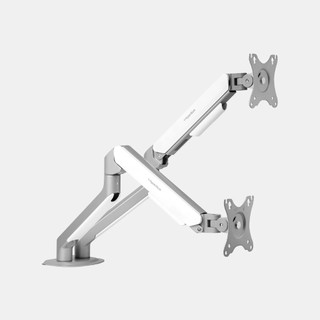 Giá đỡ màn hình đôi HyperWork T6 Pro Dual HPW-T6P.Dual.V2 trợ lực piston cho màn hình 17-32 inch tải trọng 2-9kg