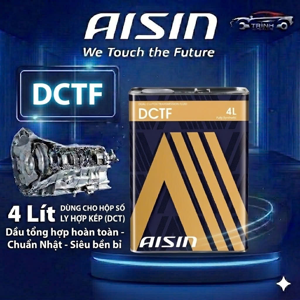 DẦU NHỜN HỘP SÔ LY HỢP KÉP AISIN DCTF 4LÍT (P/N:ATFDCT4SB)