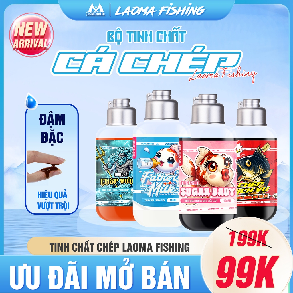 HƯƠNG LIỆU CÂU CHÉP LAOMA FISHING - DÙNG CHO DỊCH VỤ & THIÊN NHIÊN
