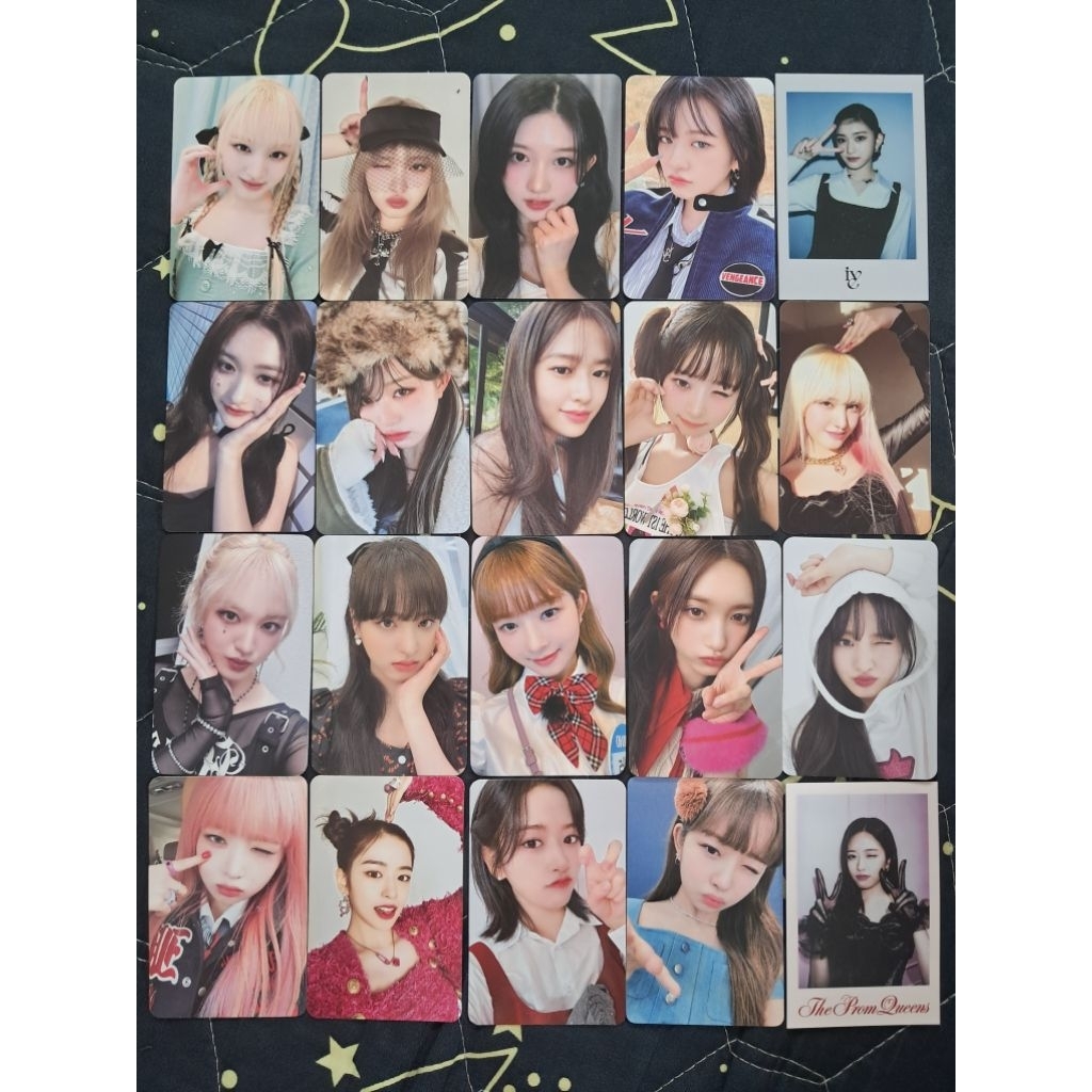 Bo góc card nhóm IVE [card off  - đọc kĩ mô tả]
