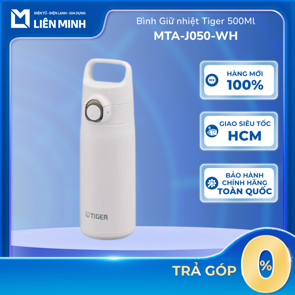 MTA-J050-WH | MTA-J050-AH | MTA-J050-PI | MTA-J050-KZ - Bình Giữ Nhiệt Tiger 500ML - MTA-J050 [Giao 