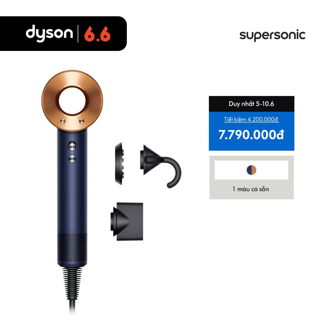 [1-10.6 SIÊU SALE GIỮA NĂM] Máy sấy tóc Dyson Supersonic ™ HD08 Minus