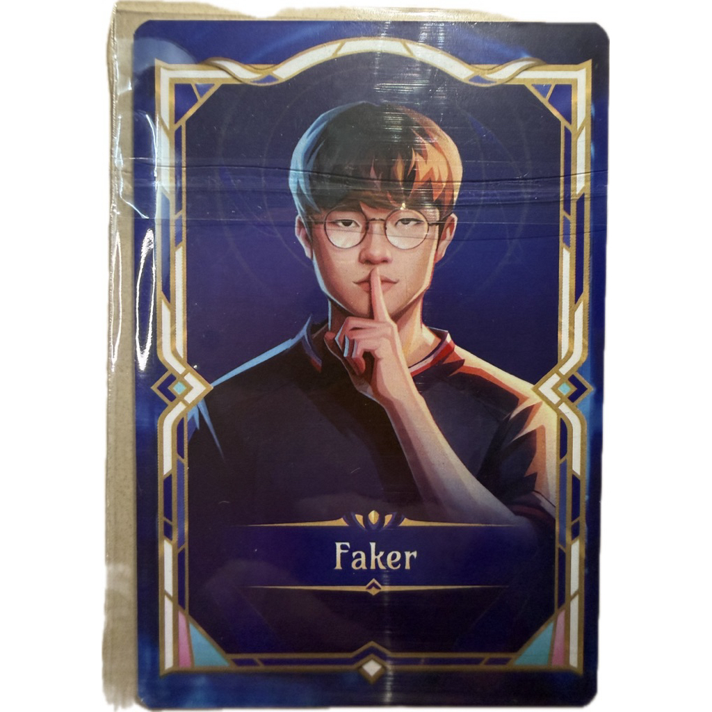 Card Bo Góc T1 Faker LOL Wild Rift LMHT Liên Minh Huyền Thoại Tốc Chiến Quà Tặng Offline Limited