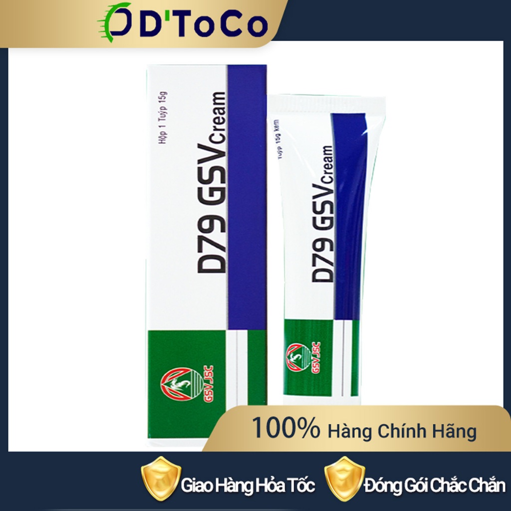 D79 GSV Kem Giảm Mụn Trứng Cá Mờ Thâm Kiểm Soát Dầu Nhờn 15g