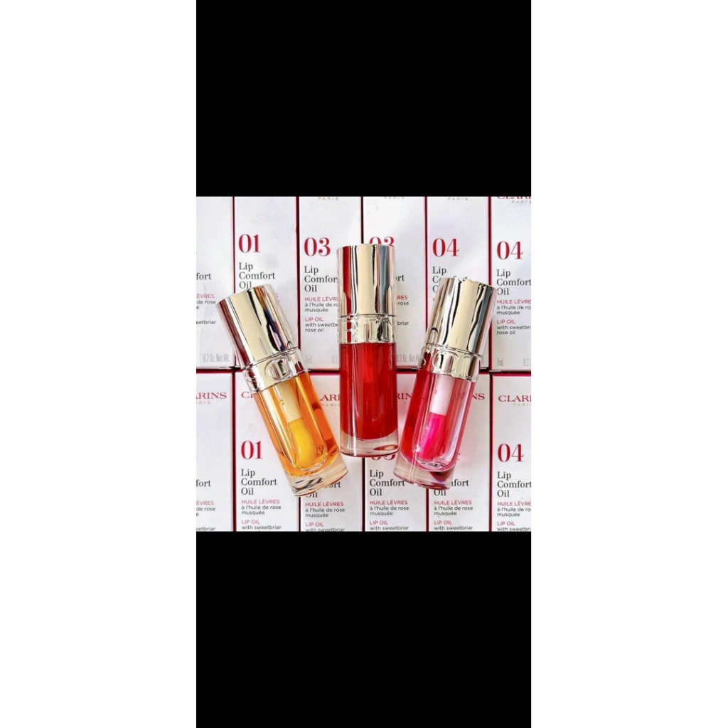 💋 CLARINS Lip Comfort Oil Trio son dưỡng Clarins 7ml