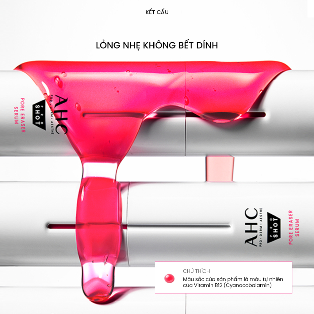 Tinh Chất Serum Vi Kim Thu Nhỏ Lỗ Chân Lông AHC Cho Da Láng Mịn Căng Bóng (Retinol + Glutathione + Niacinamide) 30ml | BigBuy360 - bigbuy360.vn