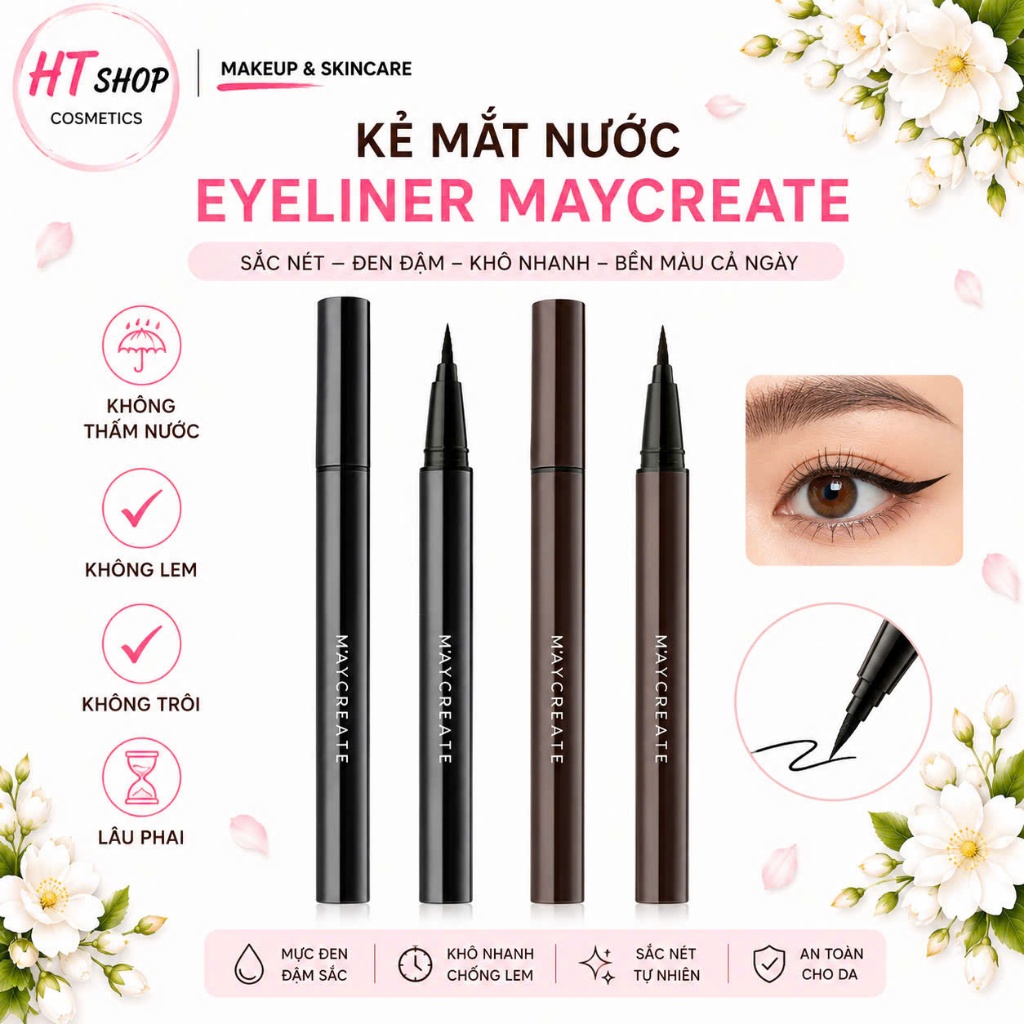 Kẻ mắt nước Eyeliner Maycreate