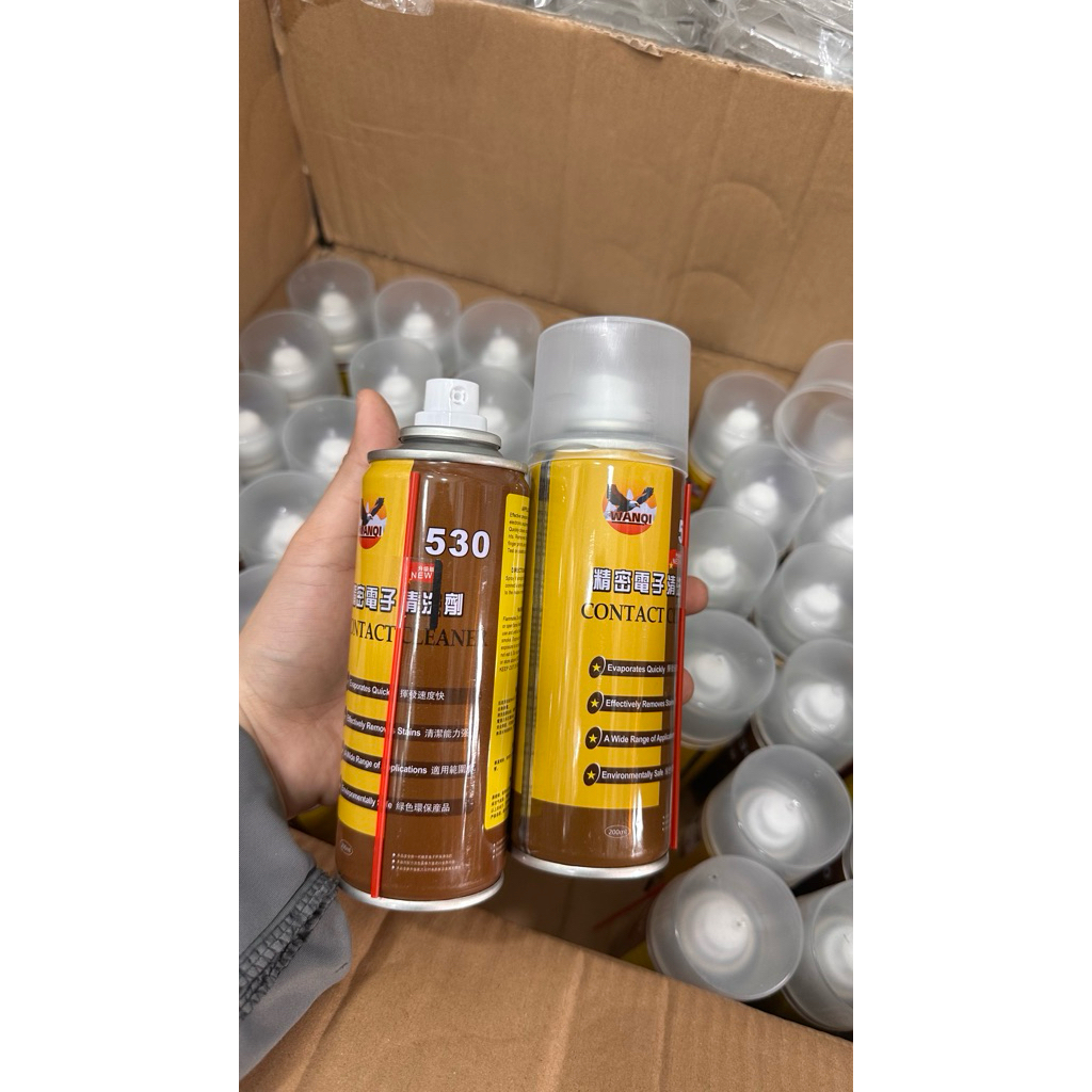 Chai 530 xịt vệ sinh màn hình điện thoại mini 200ml WanQi kèm ống xịt