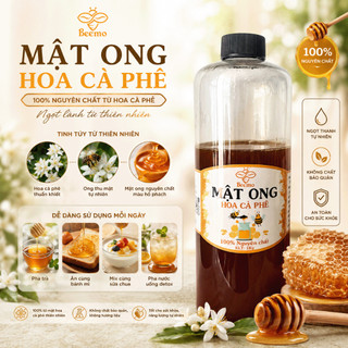 Mật Ong Nguyên Chất Hoa Cà Phê Beemo – Mật Ong Tự Nhiên, Nguyên Chất 100%, Dùng Uống & Làm Đẹp