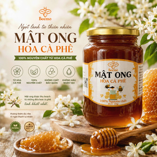 Mật Ong Nguyên Chất Hoa Cà Phê Beemo – Mật Ong Tự Nhiên, Nguyên Chất 100%, Dùng Uống & Làm Đẹp