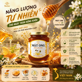 Mật Ong Nguyên Chất Hoa Cà Phê Beemo – Mật Ong Tự Nhiên, Nguyên Chất 100%, Dùng Uống & Làm Đẹp