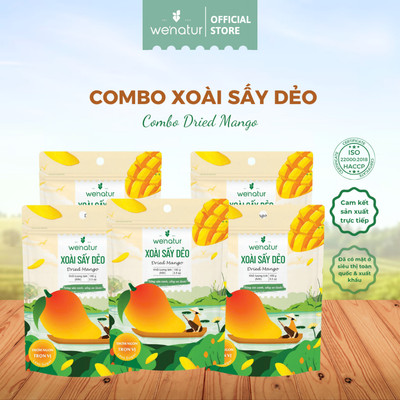[COMBO SỈ GIÁ TỐT] Combo Xoài Sấy Dẻo 100g we'natur