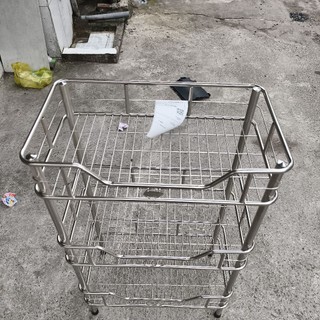Kệ inox 3 tầng ( size 30x50x75cm)