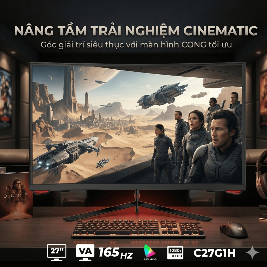 Màn Hình Skyworth 27 Inch Full HD IPS/VA 75Hz-165Hz Viền Mỏng Gaming Văn Phòng BH Chính Hãng 2 Năm | BigBuy360 - bigbuy360.vn