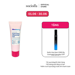 Sữa Rửa Mặt Cấp Ẩm Sáng Da Blissberry Glowy Skin Hydrating Cleansing Gel (Hồng)