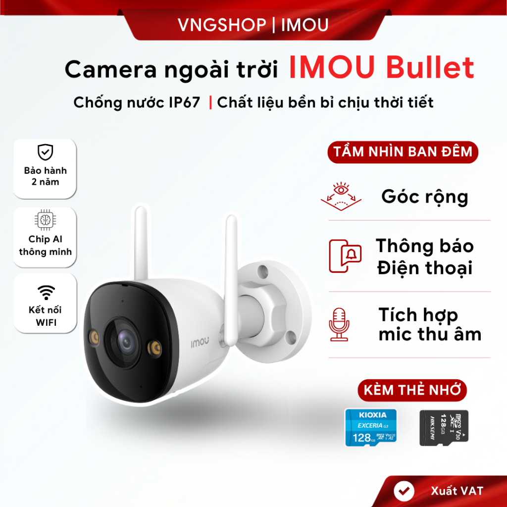 Camera IMOU trong nhà IMOU A32/ TA32CP-L, A52/ TA52p, GK2CP-3/4/5COWR độ phân giải 3MP, 5MP - Kèm th