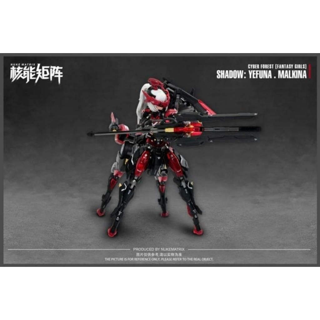 mô hình lắp ráp nuke matrix cf05 cyber forest fantasty girl shadow: yefuna malkina