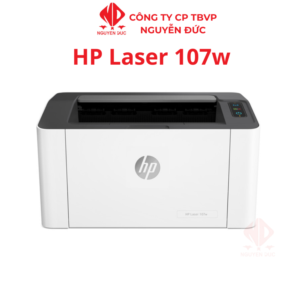 Máy in Laser trắng đen HP 107W Wifi (4ZB78A) - Chính hãng